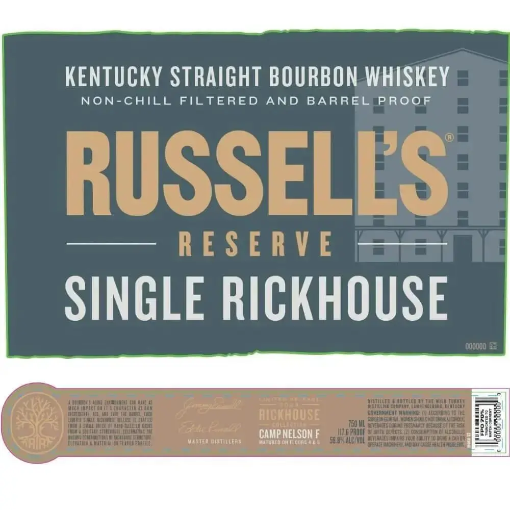 Russellās Reserve Single Rickhouse Camp Nelson F 2023 Release - Image 2