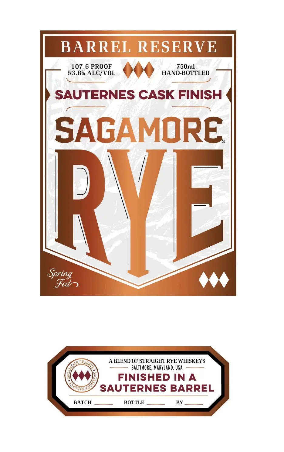 Sagamore Rye Barrel Reserve Sauternes Cask Finish