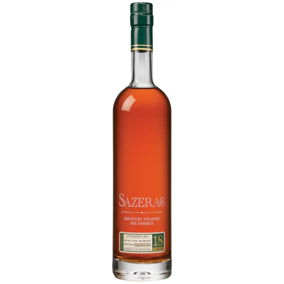 Sazerac Rye 18 Year Old Kentucky Rye Whiskey 2025 Release