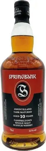 Springbank 10 Year Old Amontillado Cask Single Malt Whisky 700ml - Image 2