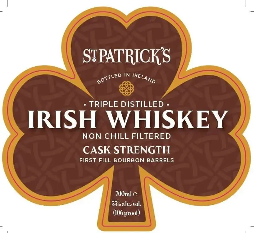St. Patrick's Cask Strength Irish Whiskey