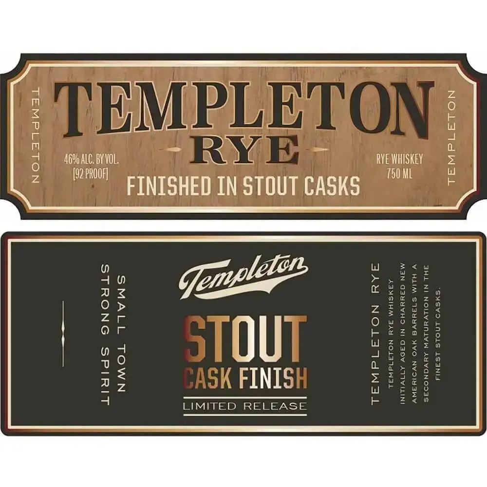 Templeton Rye 2022 Stout Cask Finished - Image 2