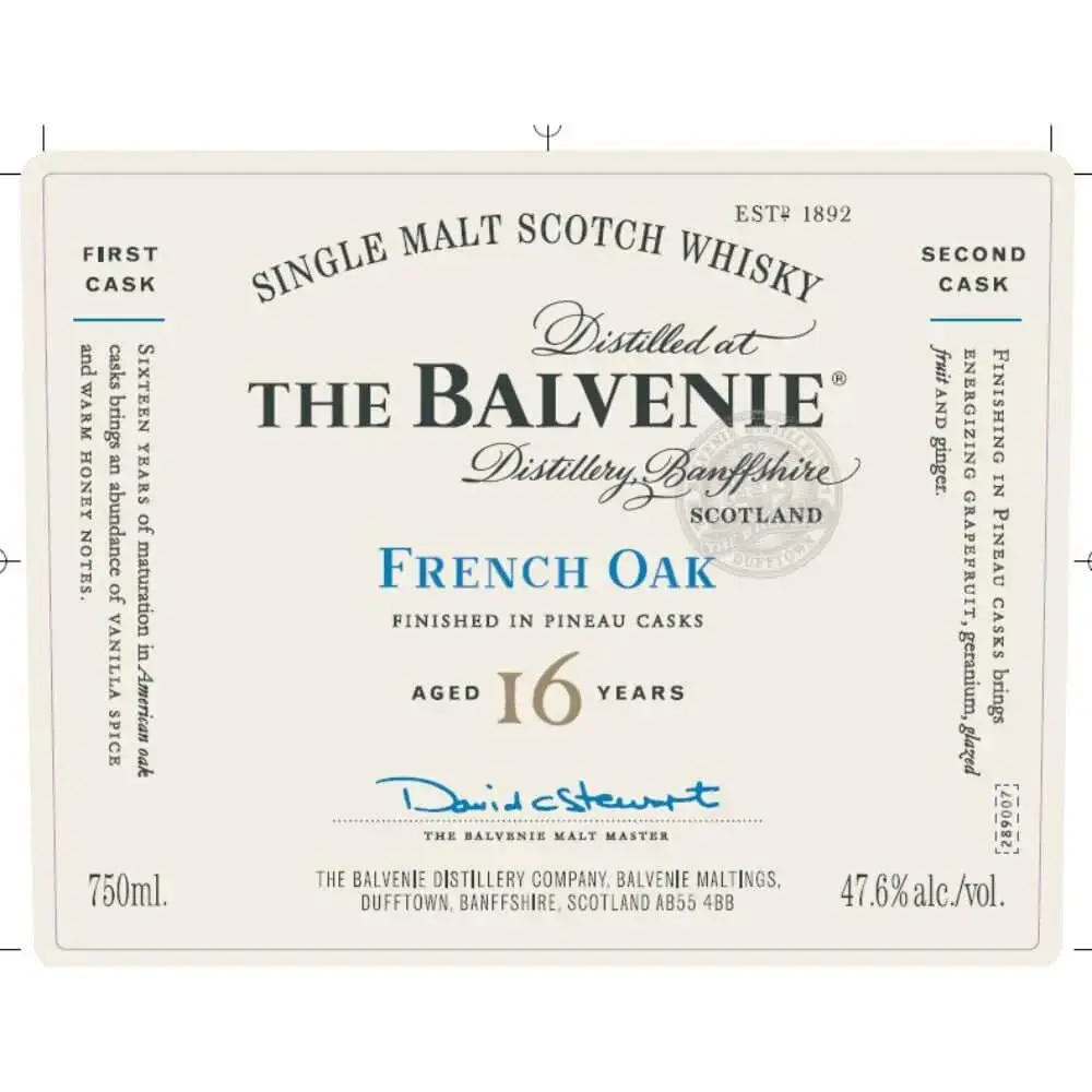 The Balvenie 16 Year Old French Oak