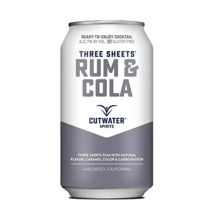 Three Sheets Rum & Cola (4 Pack - 12 Ounce Cans)