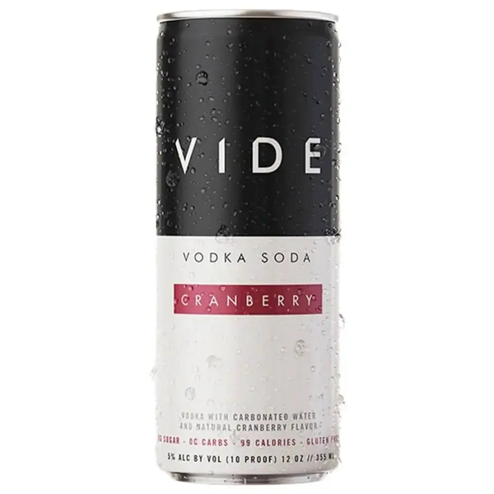 VIDE Cranberry Vodka Soda 4PK