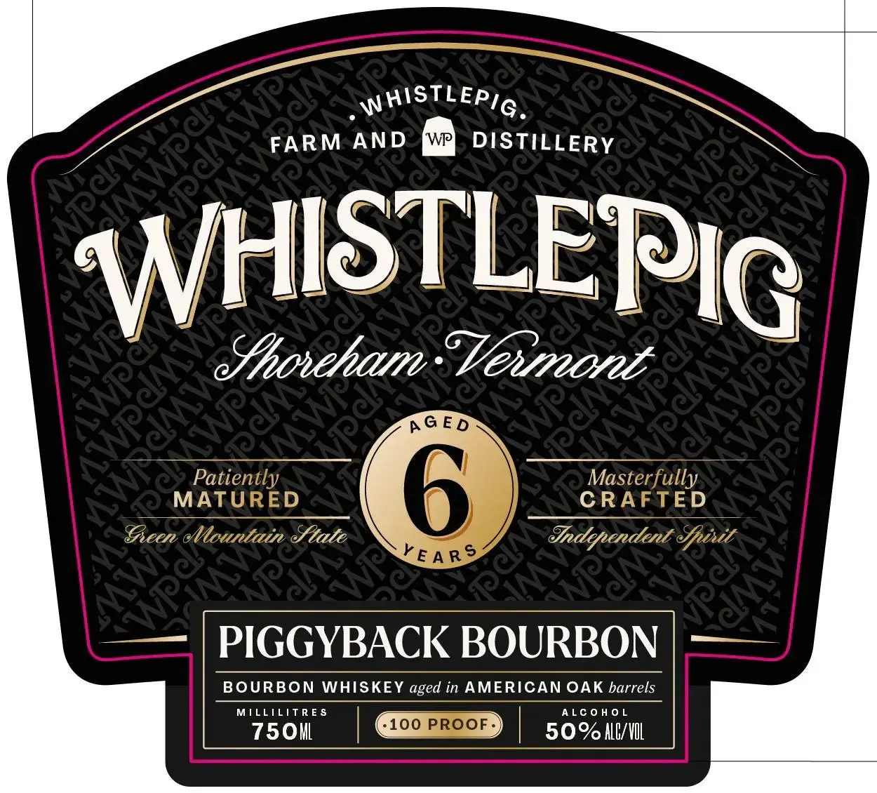 WhistlePig PiggyBack Bourbon 6 Year 100 Proof 750mL