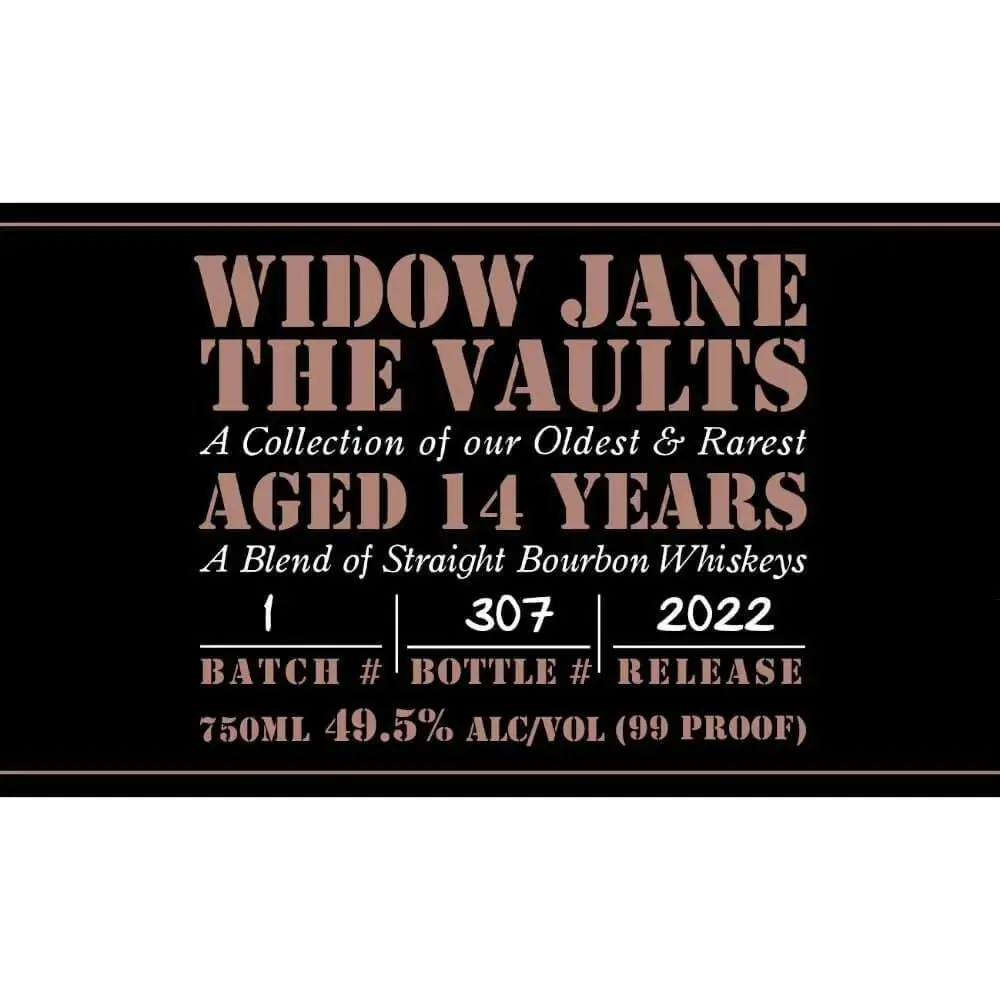 Widow Jane 14 Year The Vaults 2022 Edition - Image 2
