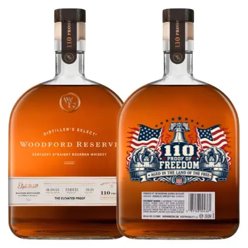 Woodford Reserve 110 Proof “Proof of Freedom” Edition Kentucky Straight Bourbon Whiskey