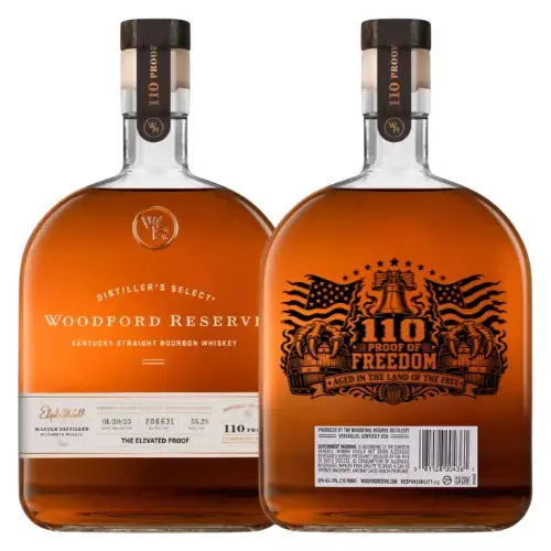 Woodford Reserve 110 Proof “Proof of Freedom” Edition Kentucky Straight Bourbon Whiskey - Image 3