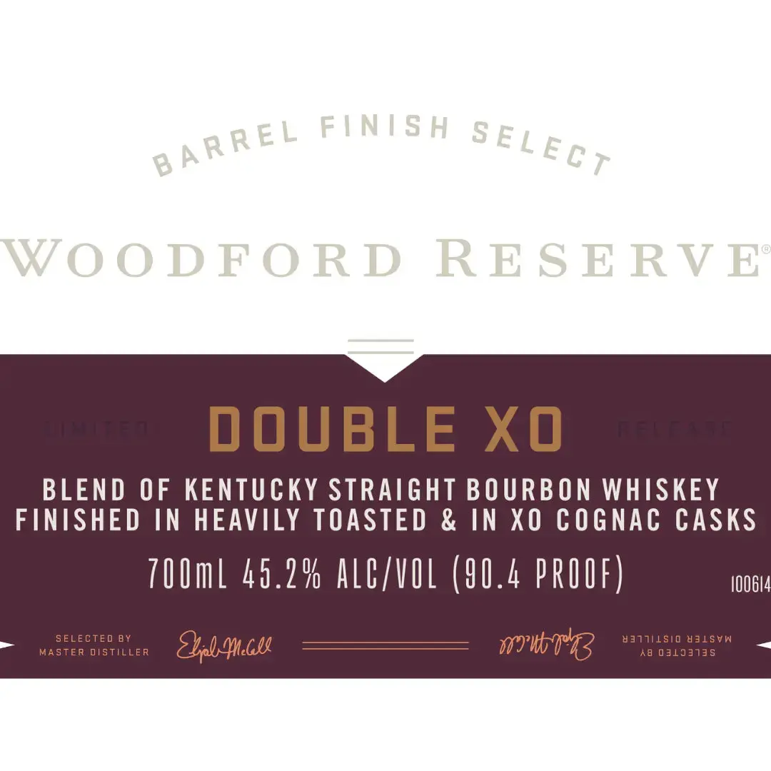 Woodford Reserve Double XO Barrel Finish Select Limited Release Kentucky Straight Bourbon Whiskey 700mL