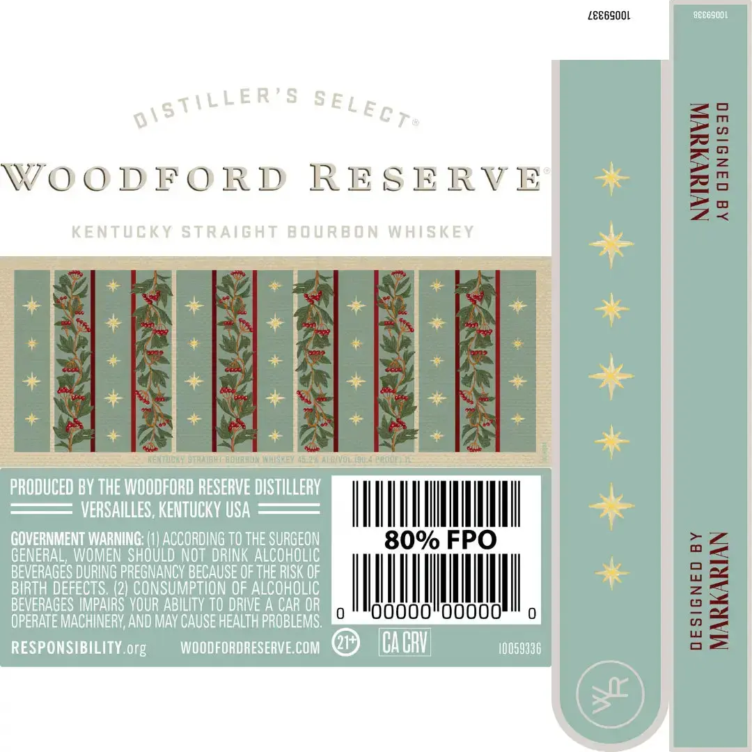 Woodford Reserve Holiday Edition Bourbon 2025 “Designed by Markarian” 3 Pack - Image 3