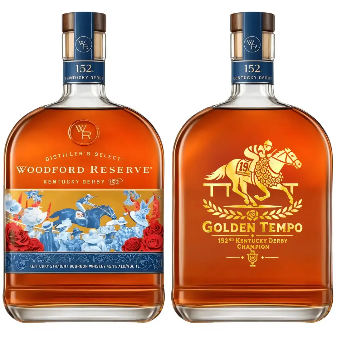 Woodford Reserve Kentucky Derby 152 Edition 1L Golden Tempo Champion - Image 2
